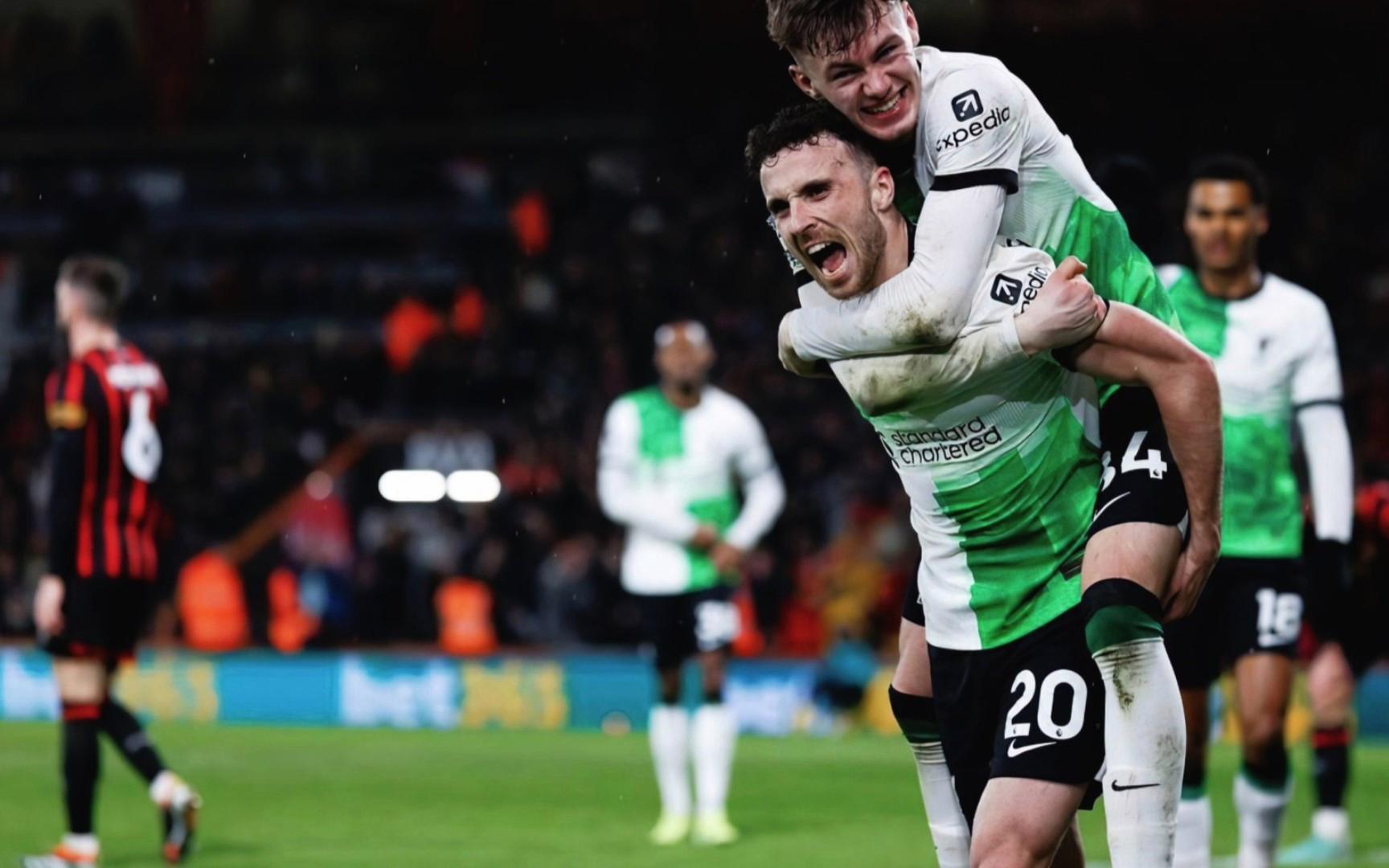 利物浦主场战胜伯恩茅斯,继续保持不败 利物浦主场战胜伯恩茅斯,继续保持不败